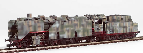 REI Models 413271STC - German Steam Locomotive BR 41 of the DRB WWII Six Tone Camo (SOUND)  